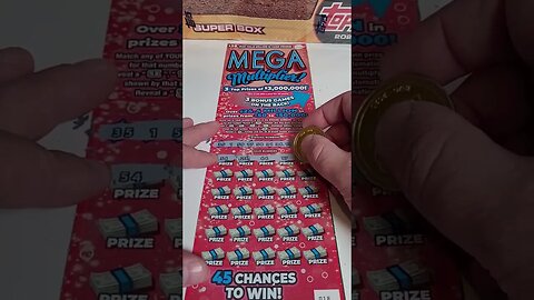 Mega Lottery Scratch Off Ticket Winner!