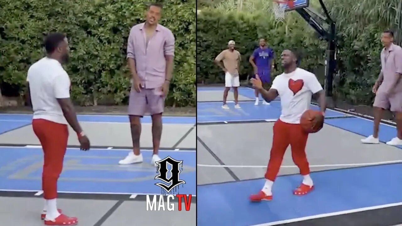 Kevin Hart Takes Matt Barnes Money Gambling In Hoops! 🏀