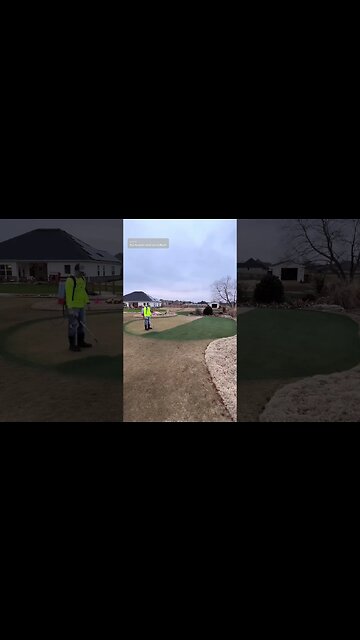 Painting the Back Yard Golf Course