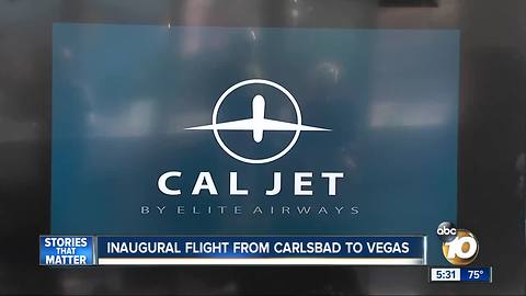 Cal Jet makes inaugural flight from Carlsbad to Las Vegas