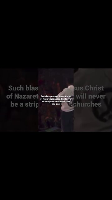 Be aware of false prophets! Wolves in sheep clothing! False doctrine! Leave churches such as this!