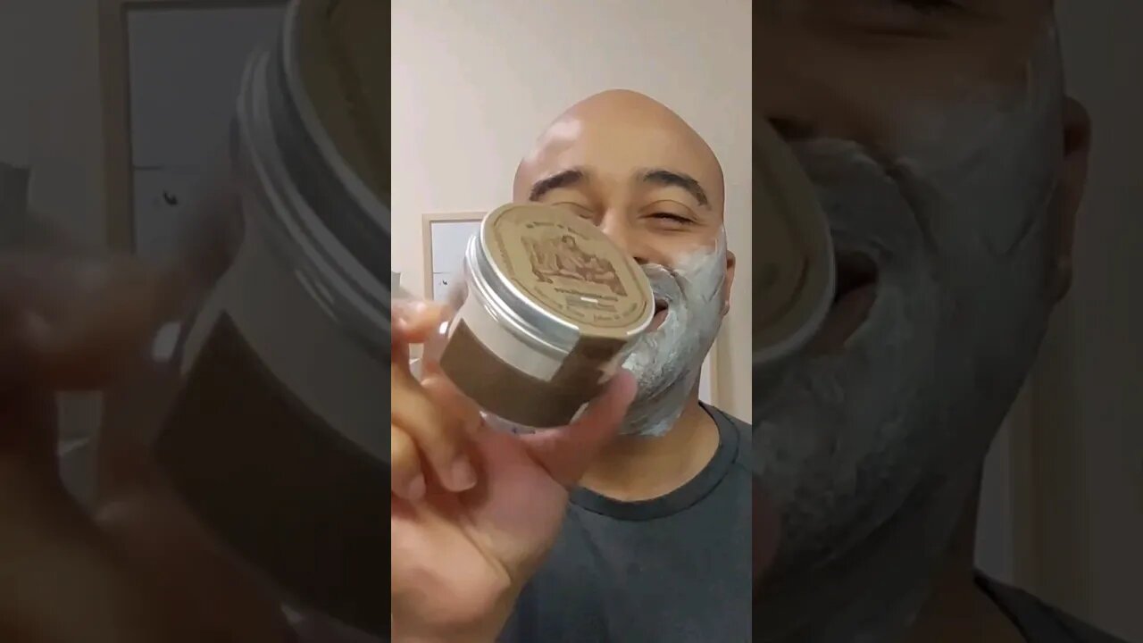 ASMR NICE LATHERING Osma shea butter💈🔊🧼🎞️💈 #asmr #shavingproducts #lathering #nice #satisfying #sotd