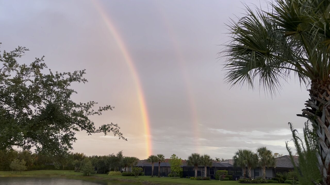 Memorial Day Rainbow Sunset #4K