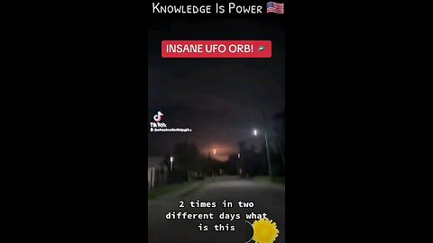 Insane UFO ORB 🛸
