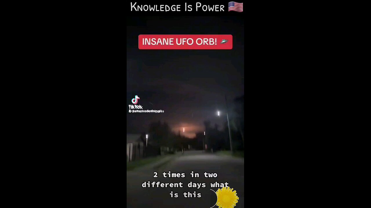 Insane UFO ORB 🛸
