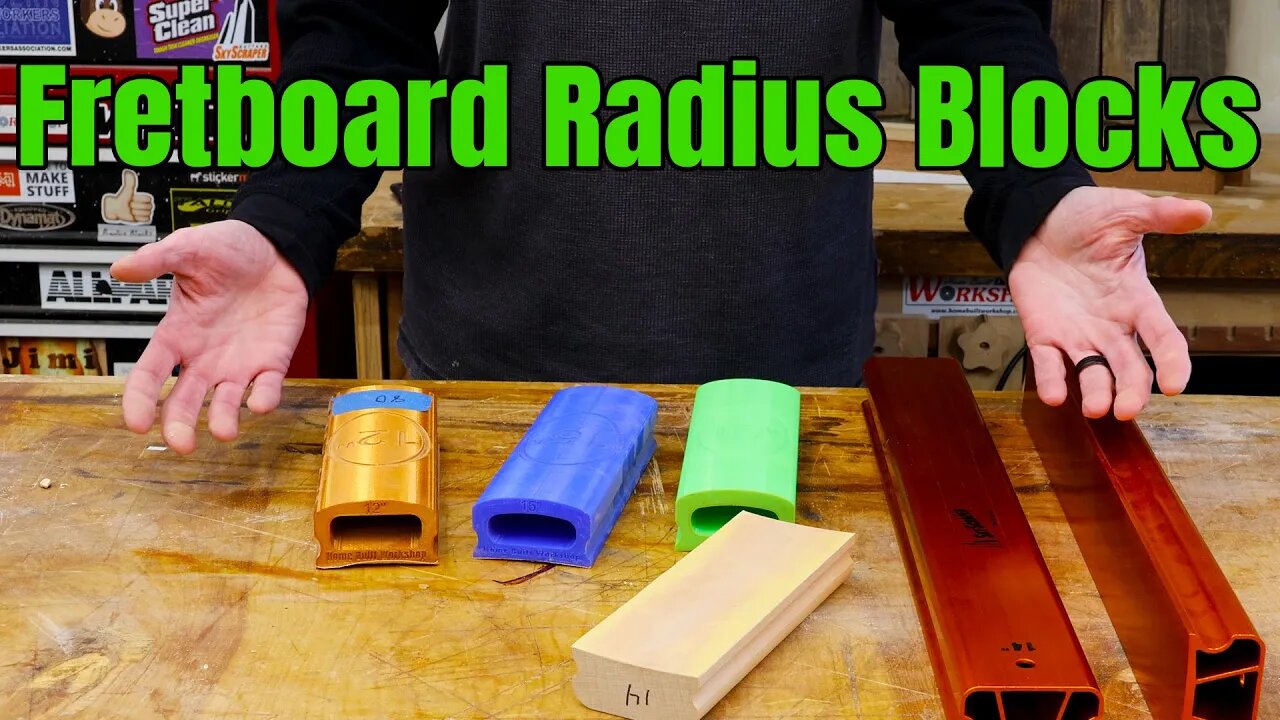 Fretboard Radius Blocks | What I use and where to get them