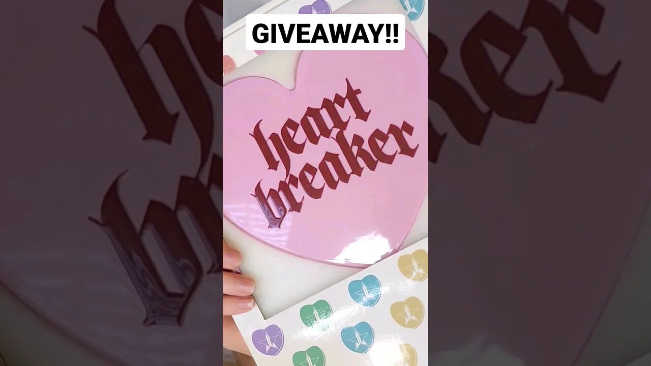 Jeffree Star Cosmetics GIVEAWAY #jeffreestarcosmetics #giveaway #shorts