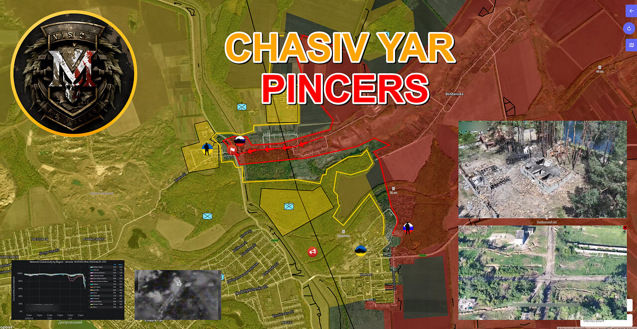 Russian Forces Semi-Encircled Eastern Chasiv Yar | Military Summary And Analysis For 2024.06.02