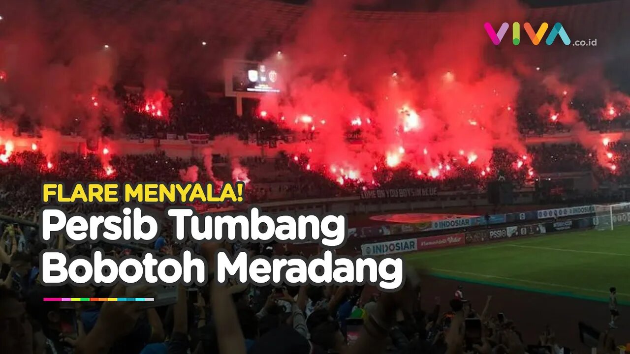 Persib Dihajar Persikabo, Bobotoh Meradang Bikin Kacau Stadion