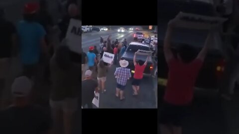 Beto Beats Cheeks from Rockdale, TX to the sound of Kid Rock. Protesters ensue.