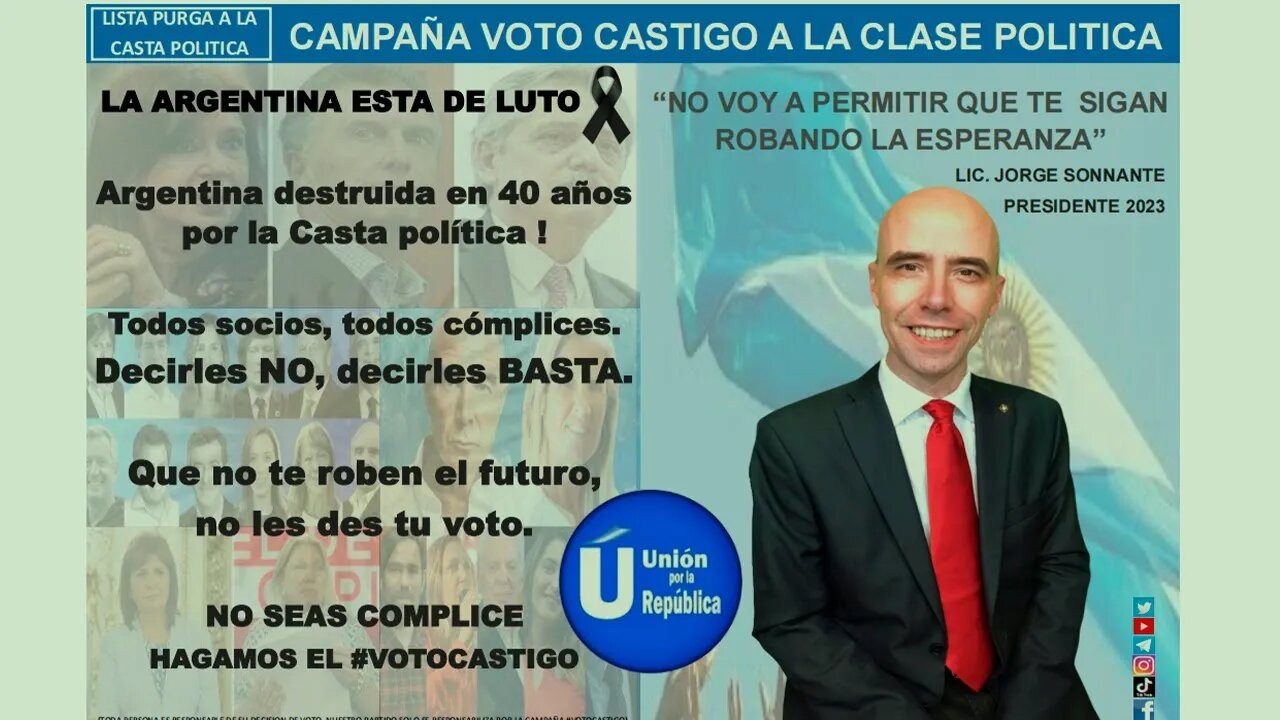 ¿Dónde está la boleta de Jorge ? ha cierto .... no es un partido político real.