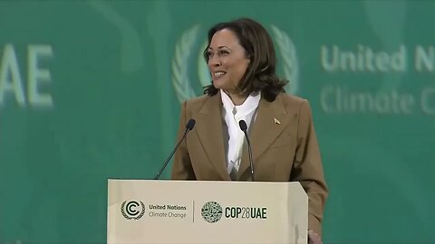 Kamala Harris Goes To Dubai To Talk About Spending Billions Of Taxpayer Dollars On Climate In Africa