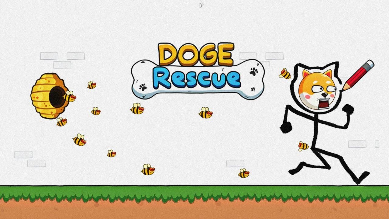 Jugando Rescue Doge: Draw To Save - Gameplay Español