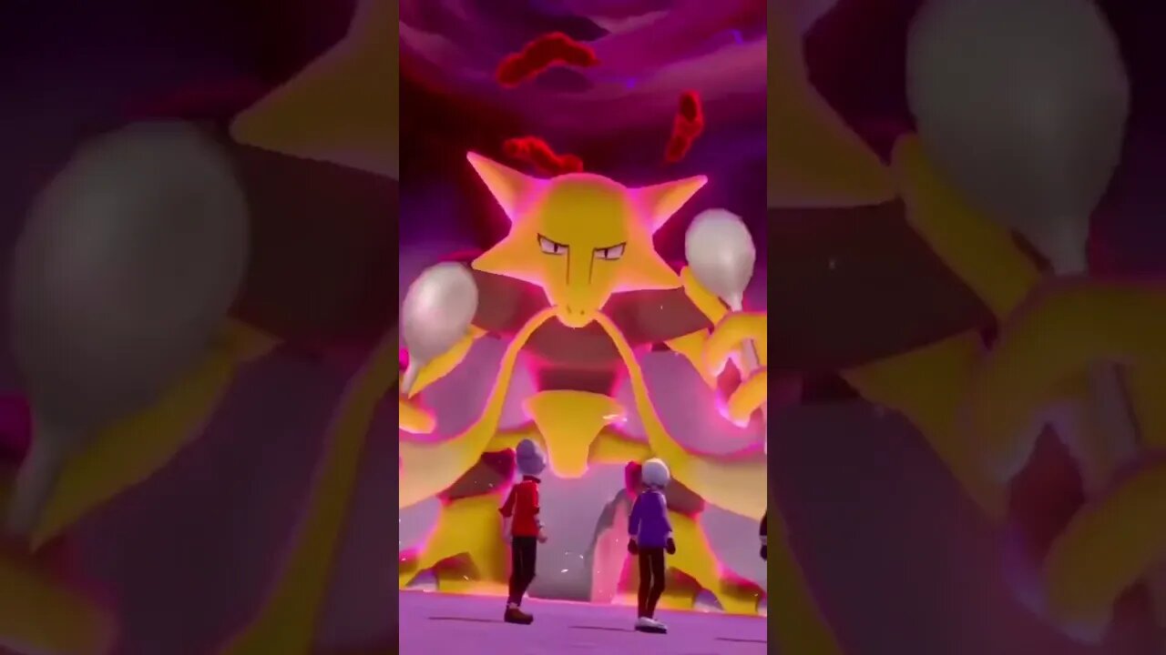 Pokémon Sword - Dynamax Alakazam