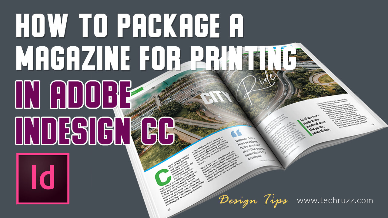How to Package a Magazine for Printing in Adobe InDesign CC