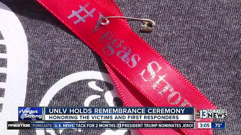 UNLV remembers victims of mass shooting