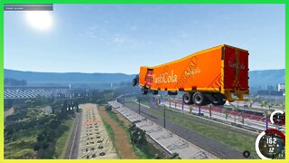 TruckFails | Trucks + Cars Jumping #216 | BeamNG.Drive |TrucksFails