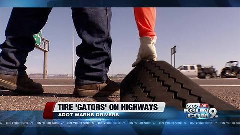 ADOT warns about tire treads on highways as temperature heat up