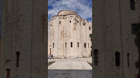 Zadar, iglesia de San Donato . Hace un año.