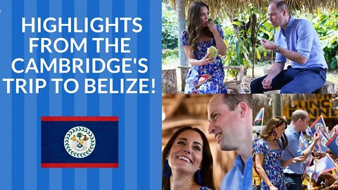 Highlights From The Cambridge's Trip To Belize!