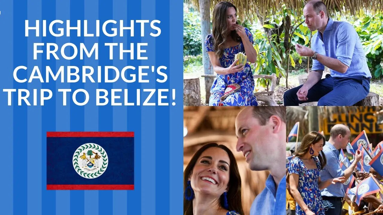 Highlights From The Cambridge's Trip To Belize!
