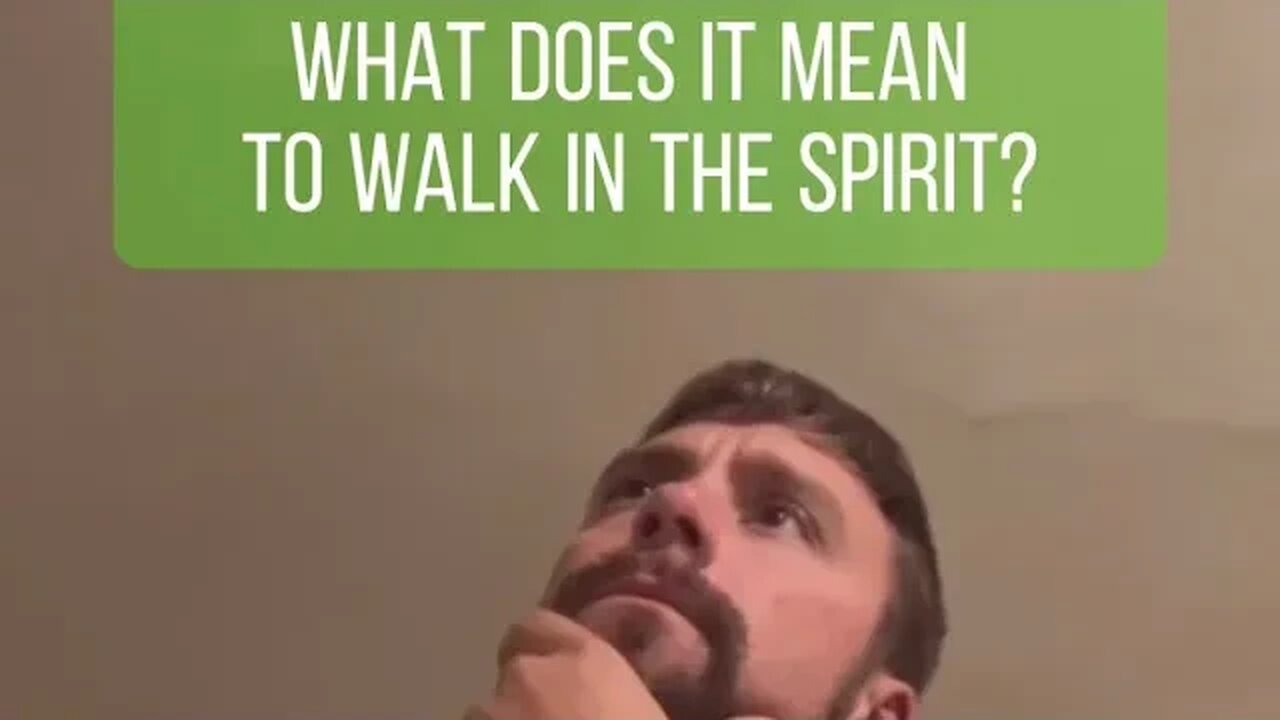 What does the Bible mean when it says “walk in the Spirit?”