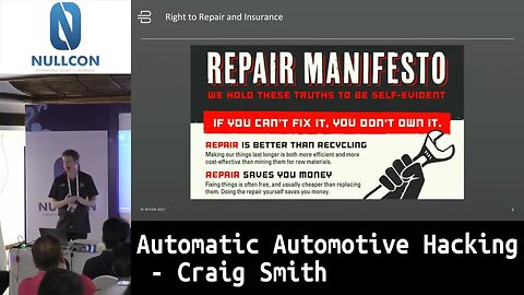 Automatic Automotive Hacking Craig Smith