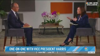 Kamala SNAPS At NBC's Holt For Telling Her She Hasn't Been To Border