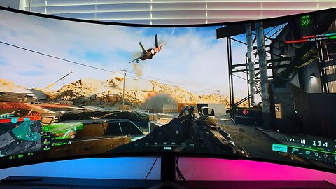 Battlefield 2042 continues to be an UNREAL experience on an UltraWide OLED Monitor...