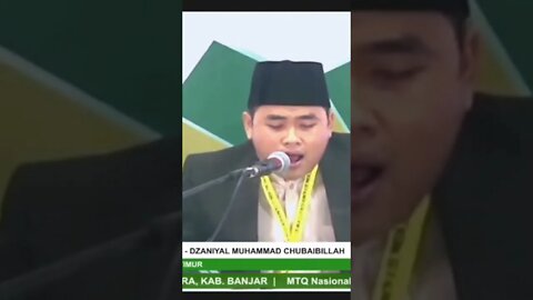 Ustadz. Dzaniyal Chubaibillah Jawa Timur | MTQ Nasional Ke XXIX 2022 Kalsel