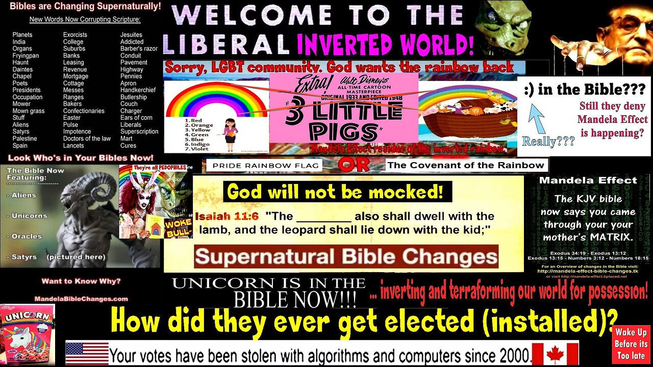 3 LITTLE PIGS – Mandela Effect – Converging Timelines - Marcum (MyCatholicRedPill)