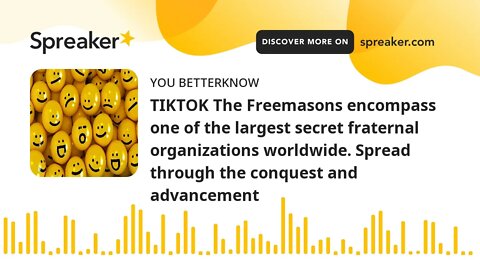 TIKTOK The Freemasons encompass one of the largest secret fraternal organizations worldwide. Spread