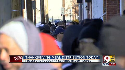 Freestore Foodbank serves thousands for Thanksgiving