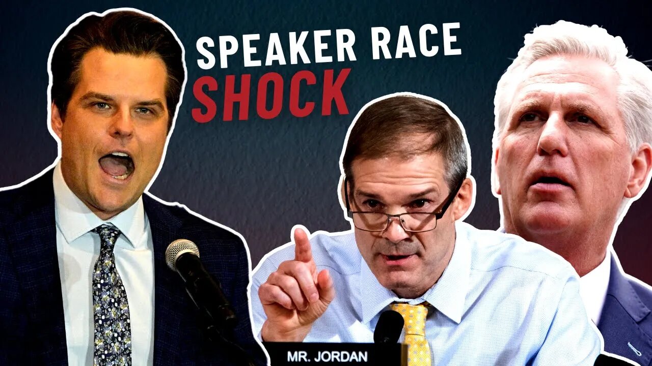 Jim Jordan throws his support behind Kevin McCarthy for speaker...only to be nominated himself!