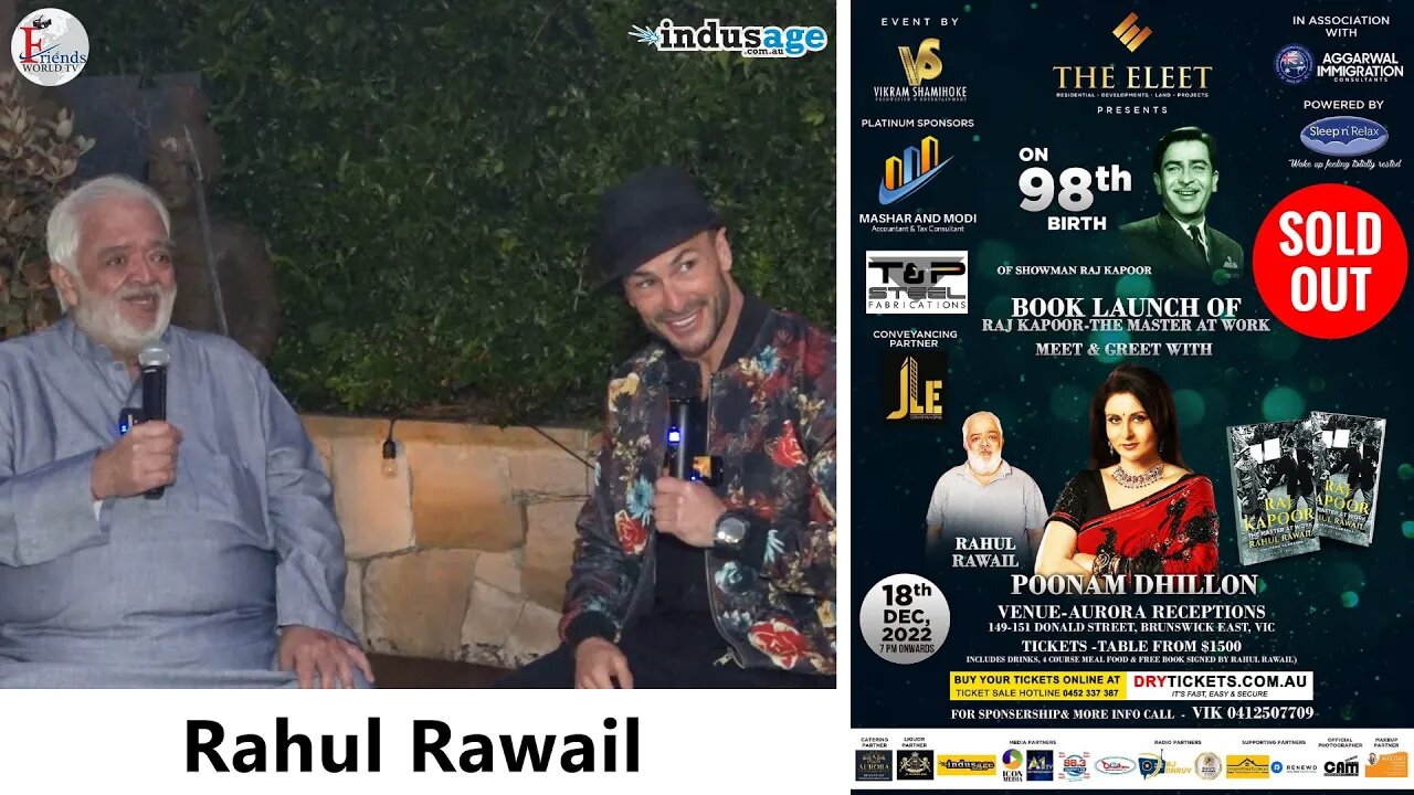 Rahul Rawail Interview | RAJ KAPOOR Book Launch