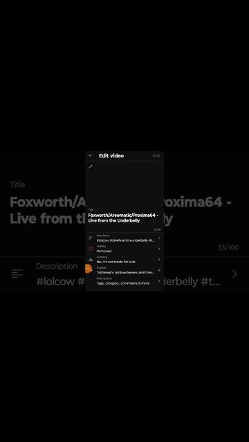 "So what happened to the Foxworth/Areomatic/Proxima 64 stream?"