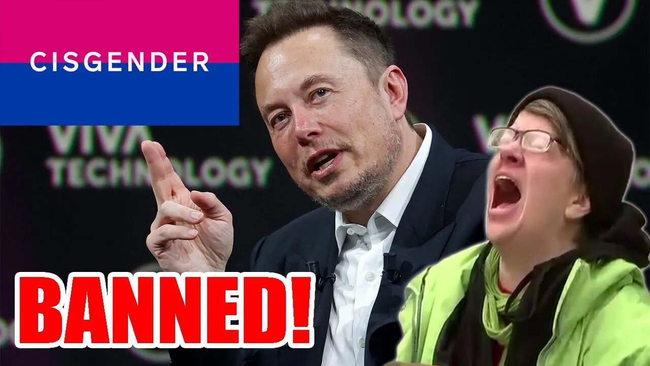 Elon Musk BANS the woke word "CISGENDER" from Twitter after Trans Activist harass Biological Male!