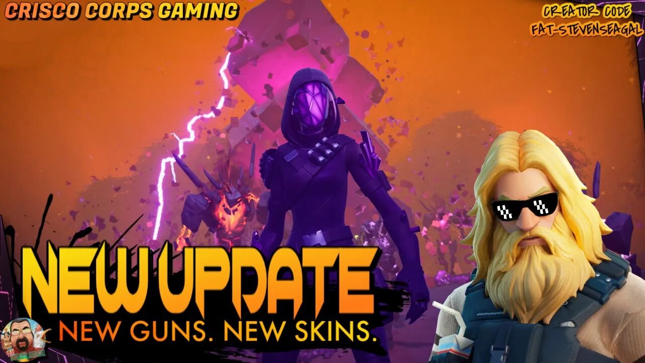 🔴#Fortnite LIVE from CRISCO CORPS 🔵 #NewUpdate NEW SKINS