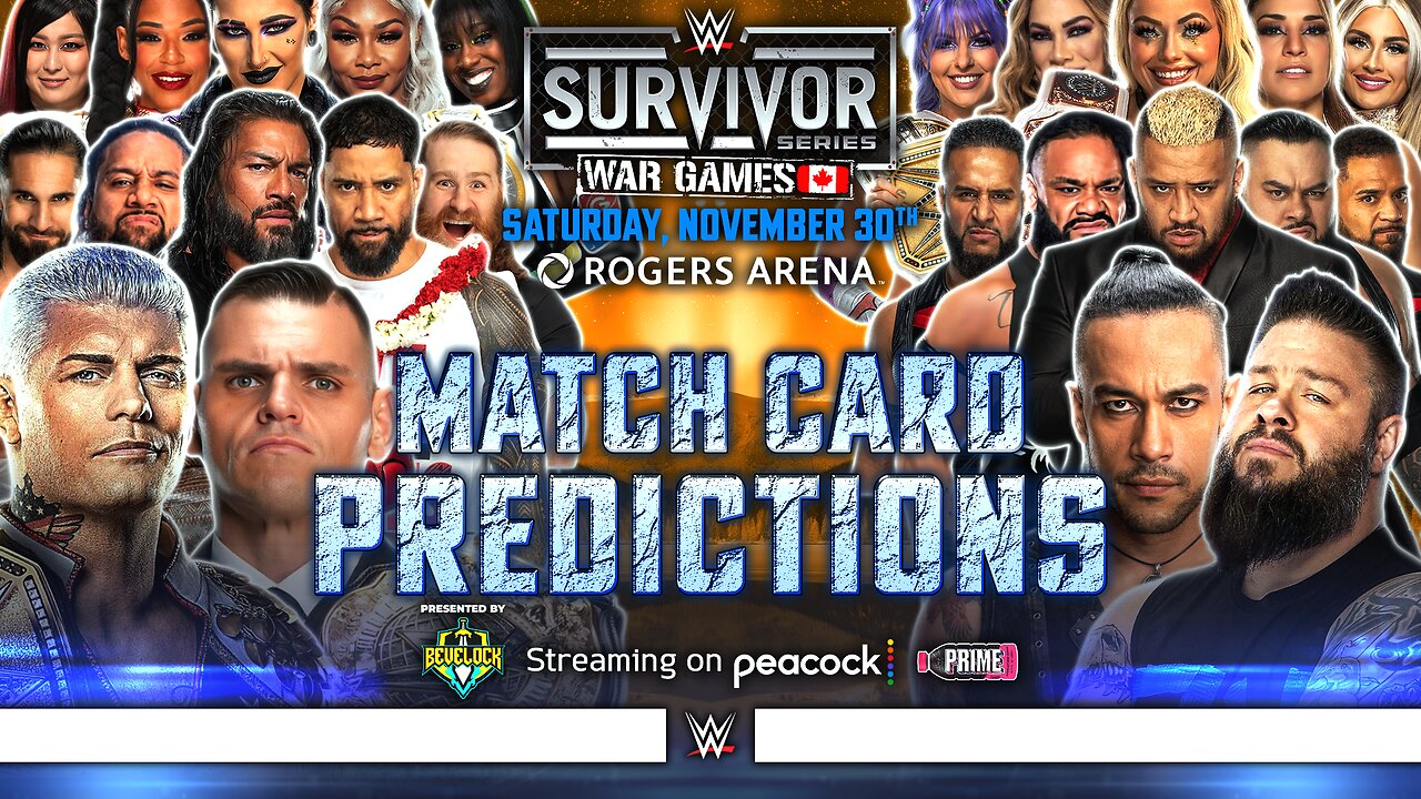 WWE Survivor Series 2024 - Match Card Predictions [v3] | Bevelock