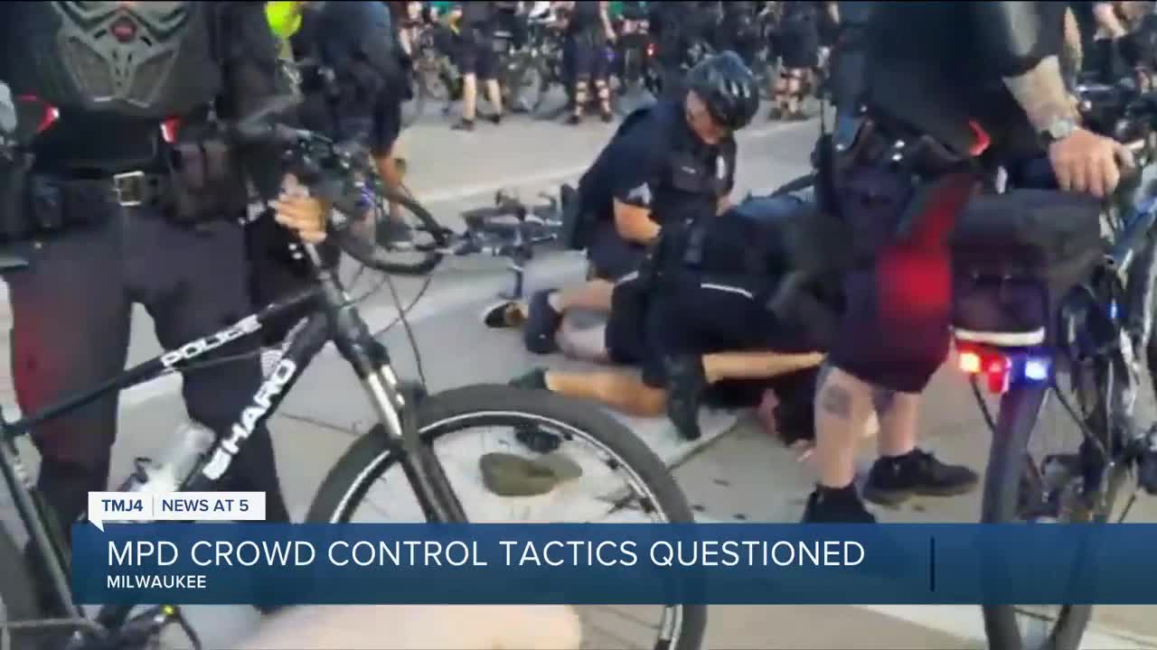 MPD's crowd control tactics questioned