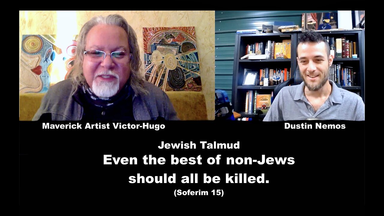 Dustin Nemos Victor Hugo Expose How Jews Use Deep State Globalist Hollywood To Exterminate Non Jews