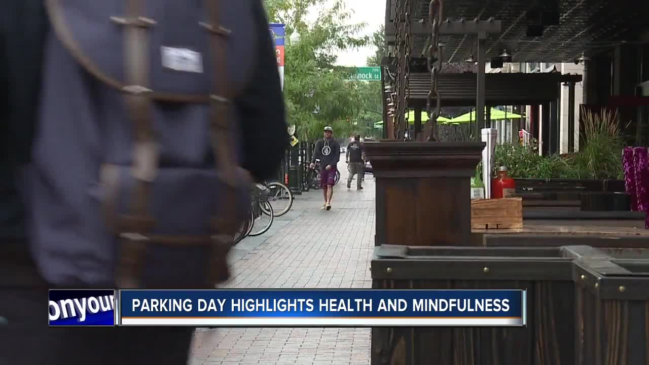 Parking day event aims to highlight health and mindfulness