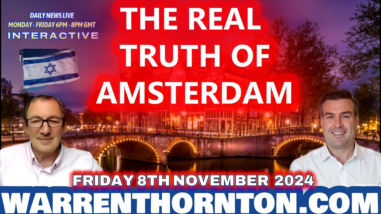 THE REAL TRUTH OF AMSTERDAM WITH WARREN THORNTON, PAUL BROOKER & GORDON DIMMACK