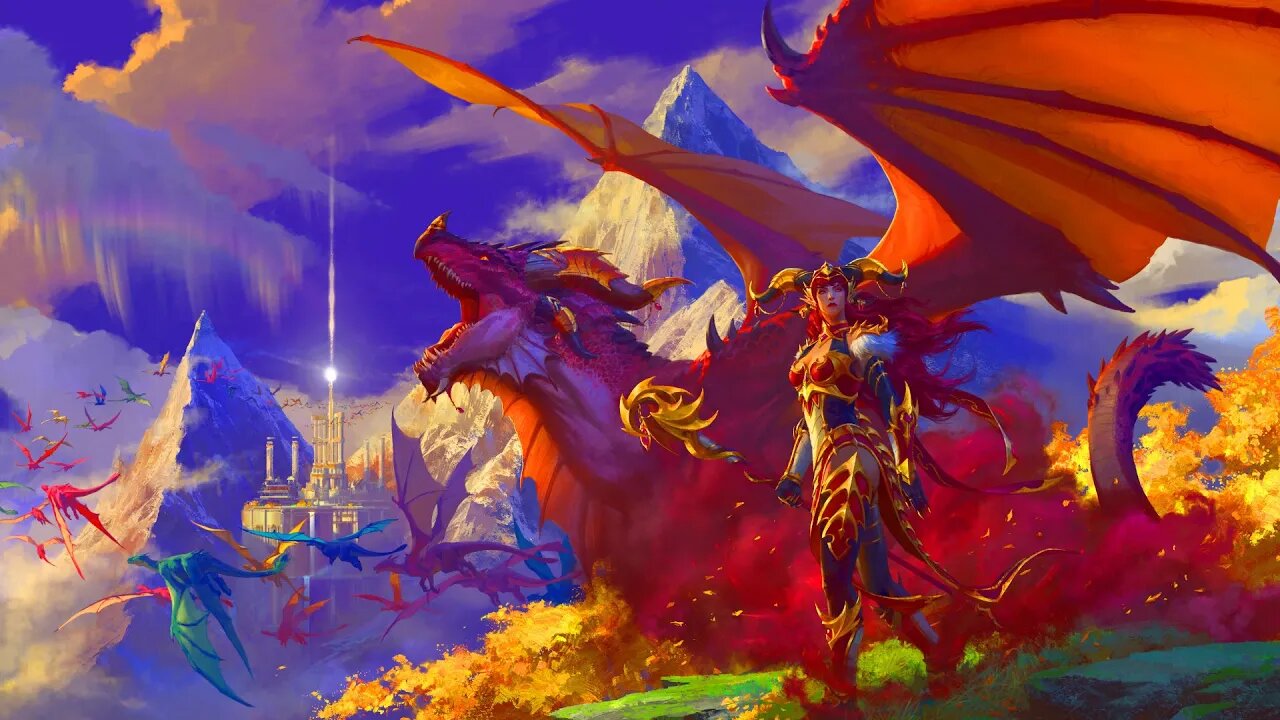 Dragon Riding makes leveling so much more fun - WoW Dragonflight BM Hunter / Working Addons / Profs