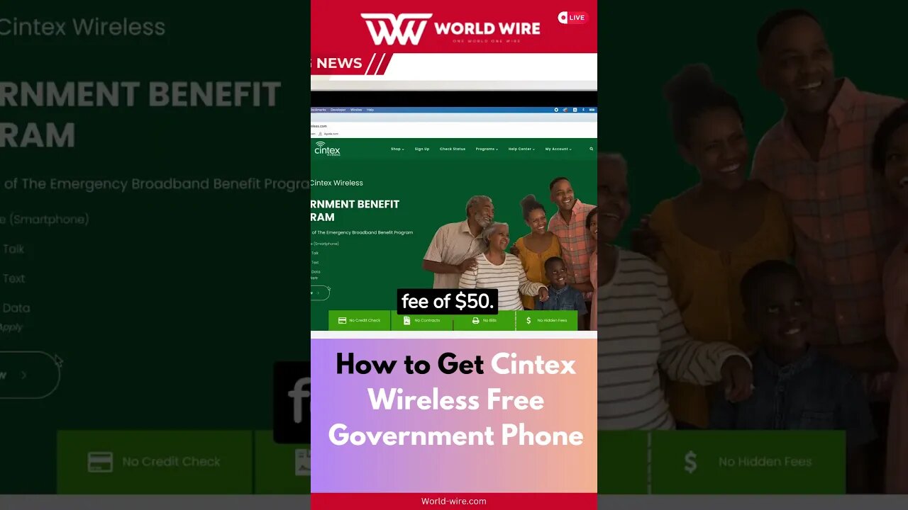How To Get a Cintex Wireless Free iPhone-World-Wire #shorts