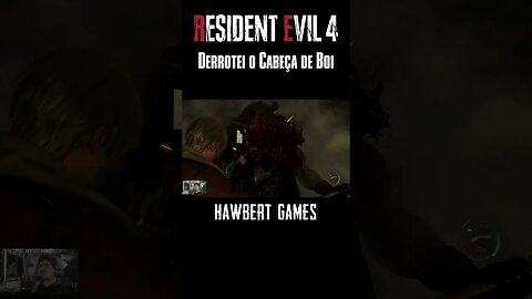 Derrotei o Cabeça de Boi em #residentevil4remake