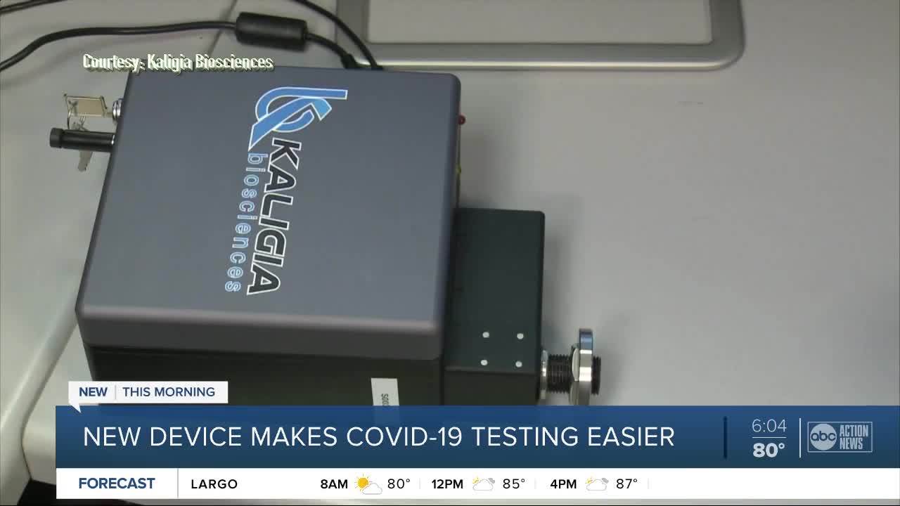 New, small portable COVID-19 testing device in development to be used in businesses to help boost economy