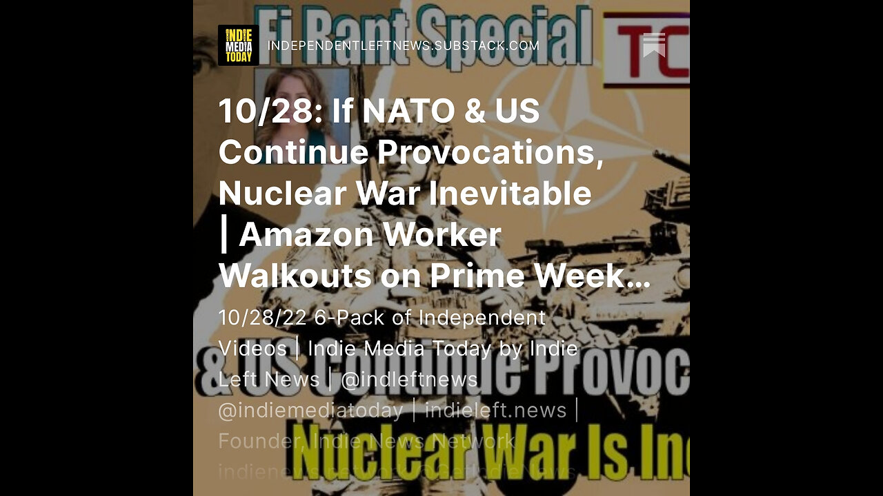 10/28: If NATO & US Continue Provocations, Nuclear War Inevitable | Amazon Walkouts on Prime Week +