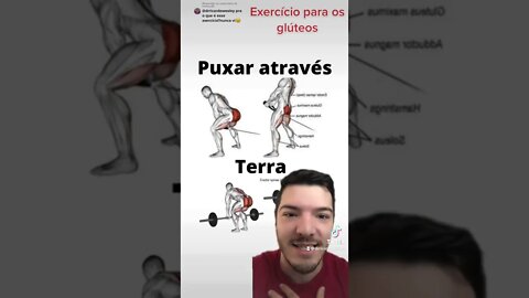 Exercício para os glúteos: puxada através. Você conhece? #gluteos #hipertrofia #pernas #glutes