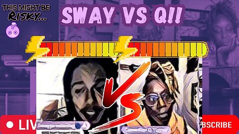 SWAY & Q BATTLE IT OUT! COLORISM, HOMOPHOBIA, AND GENERAL INSULTS ALL IN ONE CLIP!